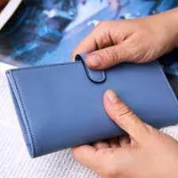 Blue wallet
